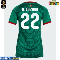 Mexiko Hirving Lozano #22 Heimtrikot Frauen EM 2024 Kurzarm